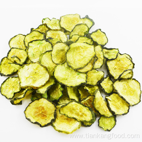 High Quality Dehydrated Cucumber Round Flakes Vegan Food